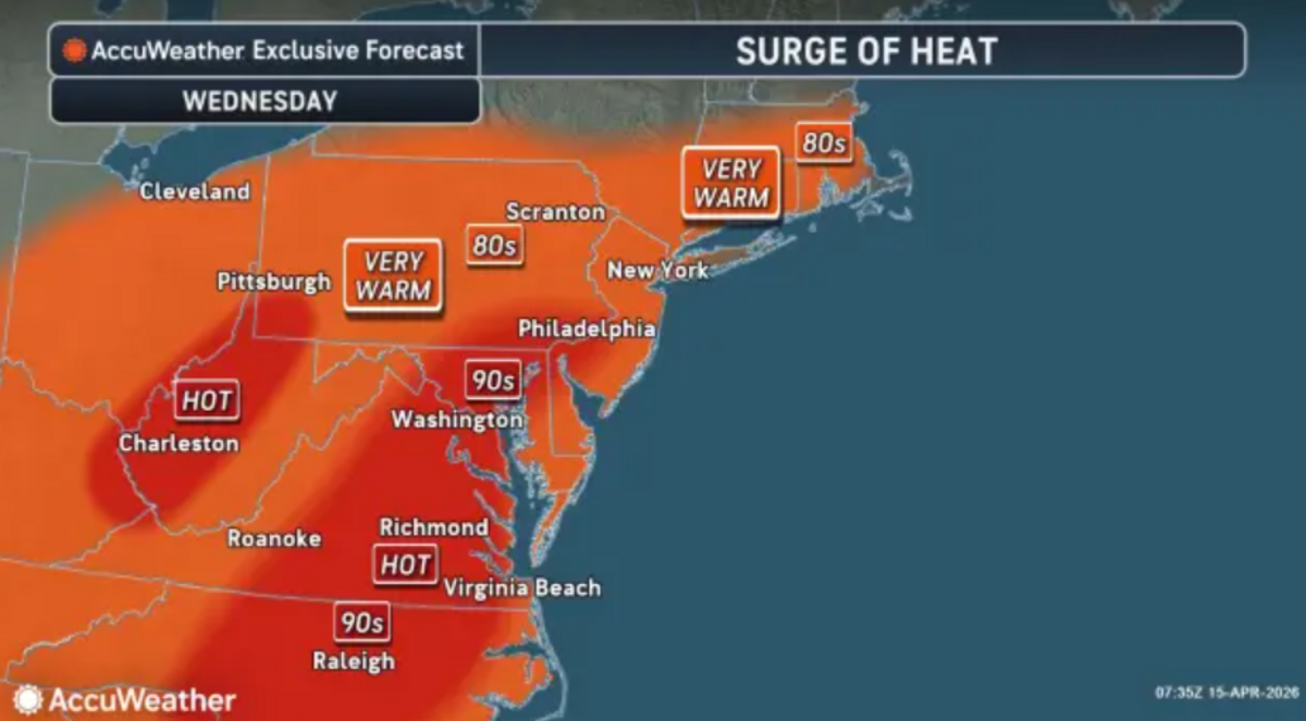 Spring heat wave weather forecast for OH April 2026 | Mahoning Matters
